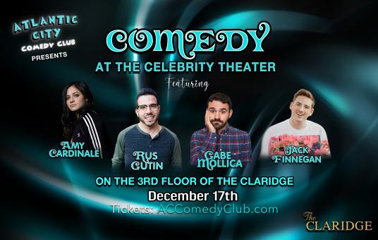 Comedy at the Celebrity Theater ft. Rus Gutin, Johnny MacDonald, Caitlin Reese, Jack Finnegan