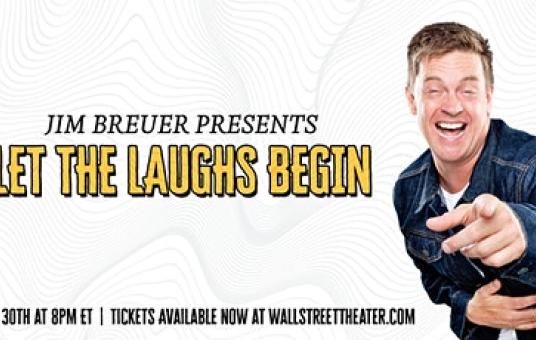 Jim Bruer: Let the Laughs Begin LIVE STREAM