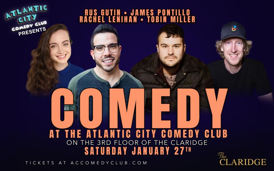 Comedy shows for January 2024 Atlantic City Comedy Club, Atlantic