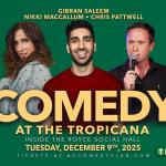 Nikki MacCallum, Gibran Saleem, Chris Pattwell