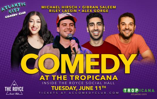 Tuesday Night Comedy Ft: Alex Gorge, Gibran Saleem, Michael Hirsch, Riley Lassin