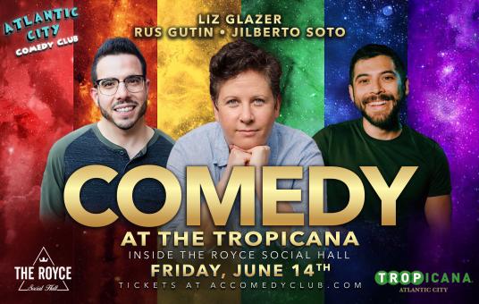 Friday Night Comedy ft: Liz Glazer, Jilberto Soto, Rus Gutin