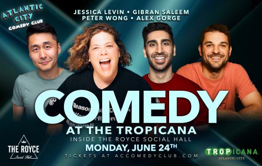 Monday Night Comedy Ft: Jessica Levin, Peter Wong, Alex Gorge, Gibran Saleem