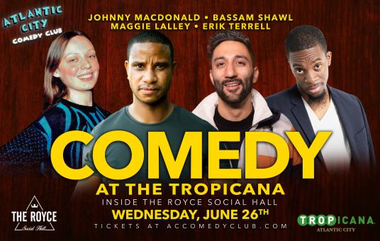 Wednesday Night Comedy Ft: Maggie Lalley, Erik Terrell, Bassam Shawl, Johnny MacDonald