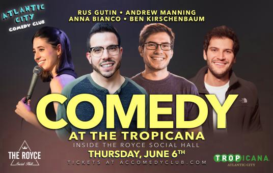 Thursday Night Comedy Ft: Ben Kirschenbaum, Rus Gutin, Anna Bianco, Andrew Manning