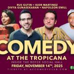 Divya Gunasekaran, Igor Martinez, Napoleon Emill, Rus Gutin