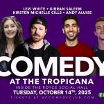 Levi White, Gibran Saleem, Andy Aluise, Kirsten Michelle Cills