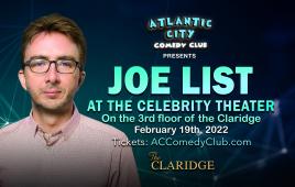 Joe List at the Celebrity Theater