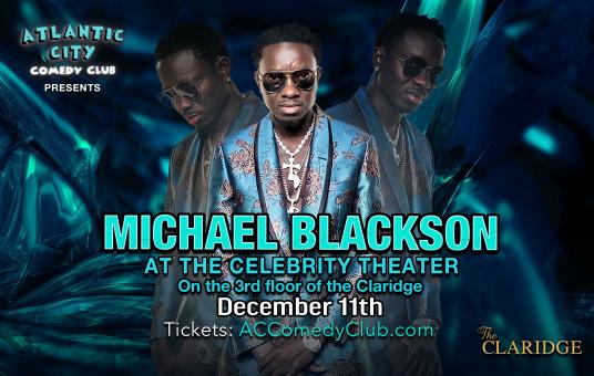 Michael Blackson at the Celebrity Theater