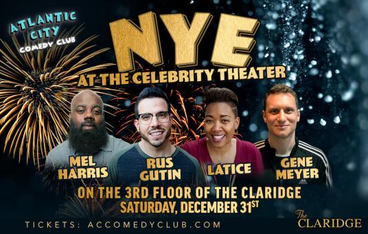 New Year's Eve at the Celebrity Theater ft. Rus Gutin, Mel Harris, LaTice, Gene Meyer