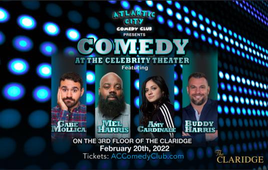 Comedy at the Celebrity Theater ft. Gabe Mollica, Mel Harris, Amy Cardinale, Buddy Harris