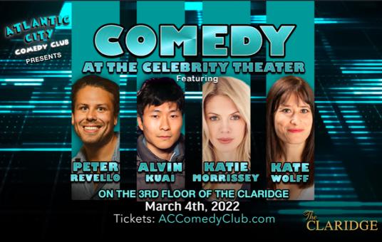 Comedy at the Celebrity Theater ft. Kate Wolff, Peter Revello, Alvin Kuai, Katie Morrissey