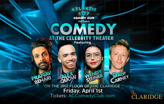 Comedy at the Celebrity Theater ft. Pranav Behari, Alex Quow, Wendy Steiner, Dan Carney 