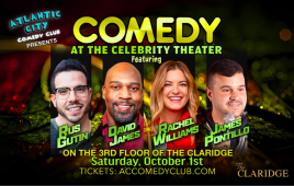 Comedy at the Celebrity Theater ft. David James, James Pontillo, Rachel Williams, Rus Gutin 
