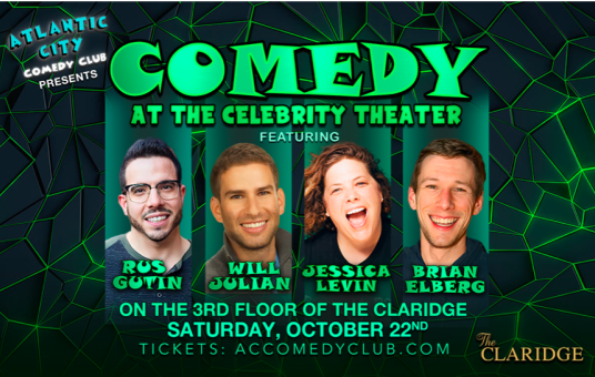 Comedy at the Celebrity Theater ft. Rus Gutin, Brian Elberg, Jessica Levin, Will Julian 