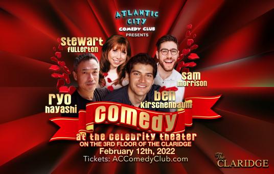 Comedy at the Celebrity Theater ft. Ben Kirschenbaum, Ryo Hayashi, Stewart Fullerton, Sam Morrison 