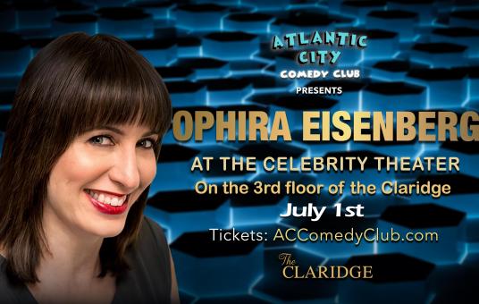 Ophira Eisenberg at The Celebrity Theater